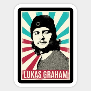 Vintage Retro Lukas graham Sticker